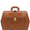 Business Tuscany Leather | Leonardo Exclusive Leather Doctor Bag Tl142342 Natural