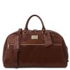 Luggage Tuscany Leather | Tl Voyager - Leather Travel Bag - Large Size Tl141422 Brown