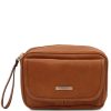 Men Tuscany Leather | Ivan Leather Handy Wrist Bag For Men Tl140849 Natural