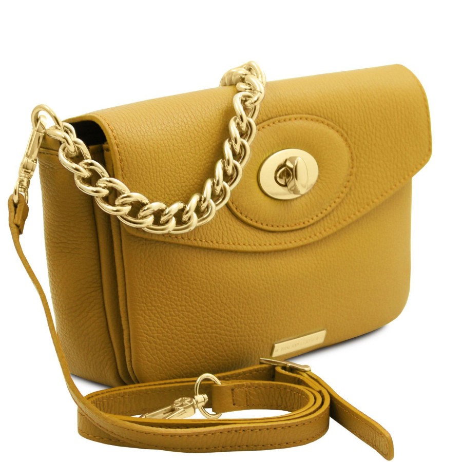 Women Tuscany Leather | Tl Bag Leather Shoulder Bag Tl142288 Mustard