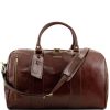 Luggage Tuscany Leather | Tl Voyager Travel Leather Duffle Bag - Large Size Tl141794 Brown