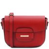 Women Tuscany Leather | Tl Bag Leather Shoulder Bag Tl142249 Lipstick Red