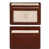 Women Tuscany Leather | Exclusive Leather Credit/Business Card Holder Tl140805 Brown