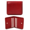 Women Tuscany Leather | Exclusive Leather Wallet With Coin Pocket Tl142059 Red