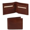 Men Tuscany Leather | Exclusive 3 Fold Leather Wallet For Men Tl140817 Brown