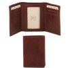 Women Tuscany Leather | Exclusive 3 Fold Leather Wallet Tl140801 Brown