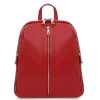 Women Tuscany Leather | Tl Bag Soft Leather Backpack For Women Tl141982 Lipstick Red