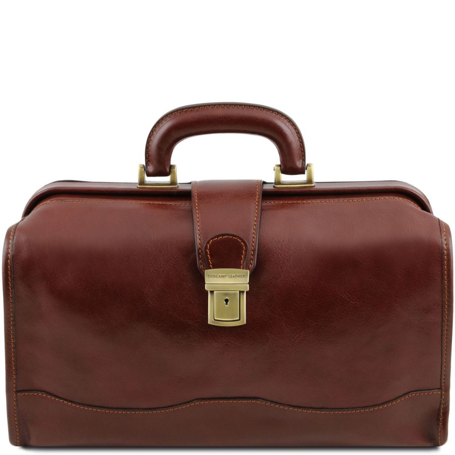 Business Tuscany Leather | Raffaello Doctor Leather Bag Tl141852 Brown