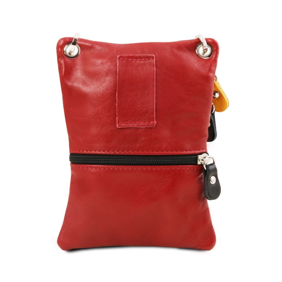 Women Tuscany Leather | Tl Bag - Soft Leather Mini Cross Bag Tl141094 Bordeaux