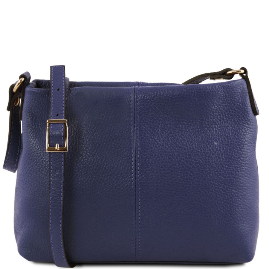 Women Tuscany Leather | Tl Bag Soft Leather Shoulder Bag Tl142007 Dark Blue