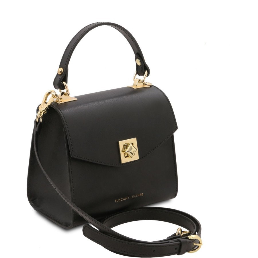 Women Tuscany Leather | Tl Bag Leather Mini Bag Tl142203 Black