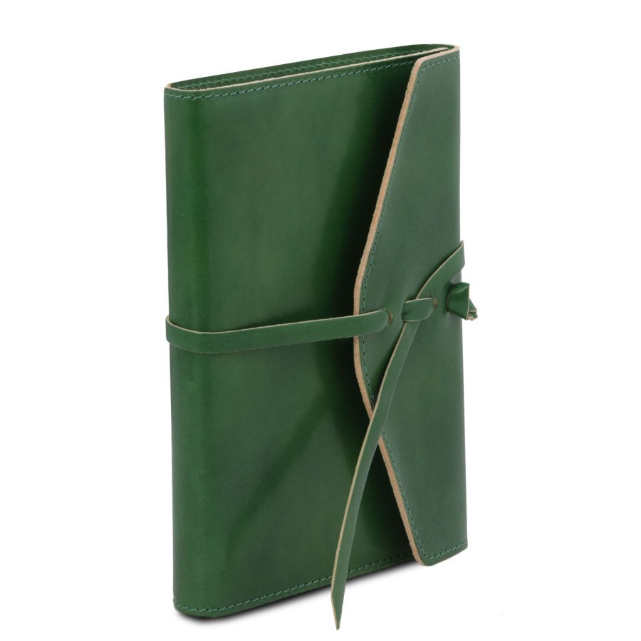 Women Tuscany Leather | Leather Journal / Notebook Tl142027 Forest Green