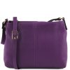 Women Tuscany Leather | Tl Bag Soft Leather Shoulder Bag Tl141720 Purple