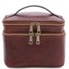 Men Tuscany Leather | Eliot Leather Toiletry Bag Tl142045 Brown