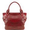 Women Tuscany Leather | Ilenia - Leather Shoulder Bag Tl140899 Red