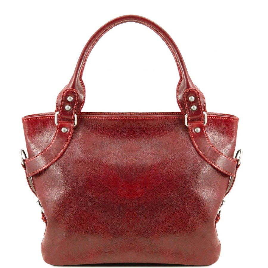 Women Tuscany Leather | Ilenia - Leather Shoulder Bag Tl140899 Red