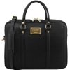 Women Tuscany Leather | Prato Exclusive Saffiano Leather Laptop Case Tl141626 Black