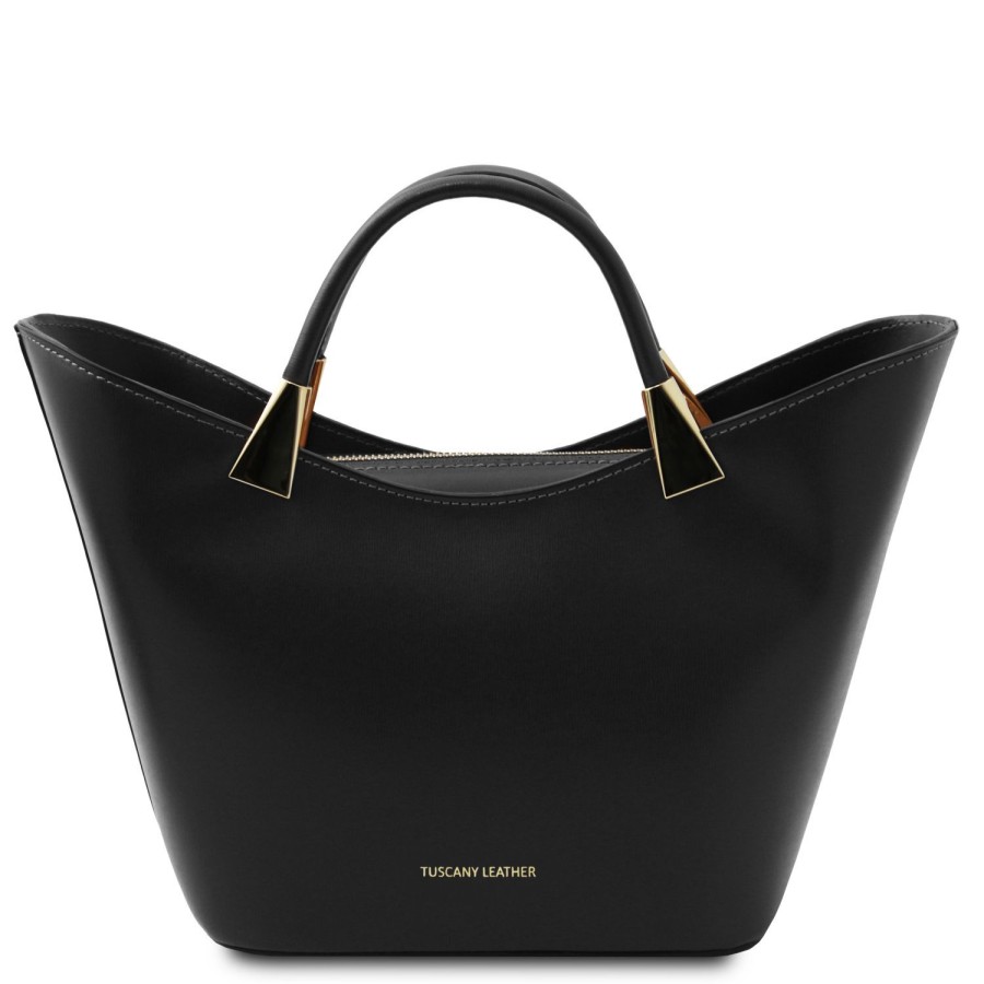 Women Tuscany Leather | Tl Bag Leather Handbag Tl142287 Black