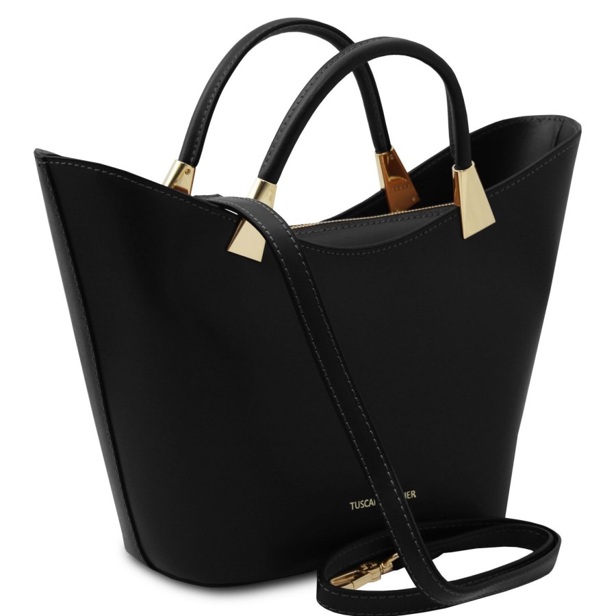 Women Tuscany Leather | Tl Bag Leather Handbag Tl142287 Black