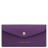 Women Tuscany Leather | Leather Envelope Wallet Tl142322 Purple