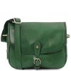 Women Tuscany Leather | Alessia Leather Shoulder Bag Tl142020 Forest Green