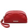 Women Tuscany Leather | Tl Bag Soft Leather Toiletry Case Tl142314 Lipstick Red