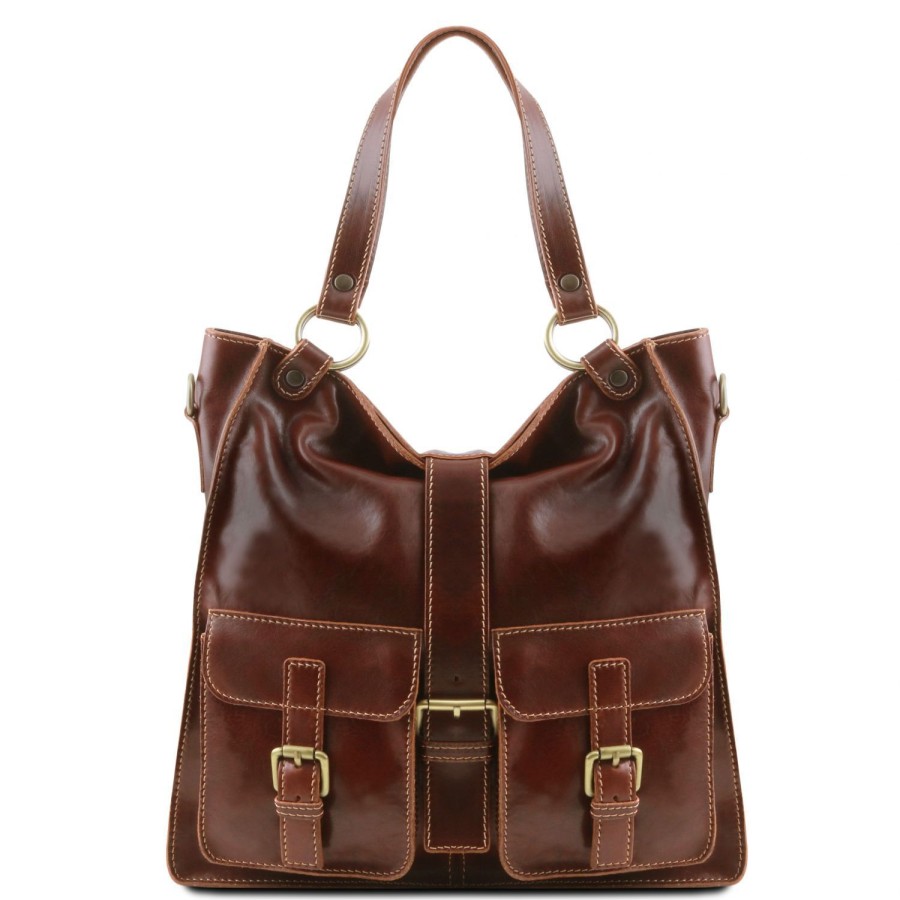 Women Tuscany Leather | Melissa - Lady Leather Bag Tl140928 Brown